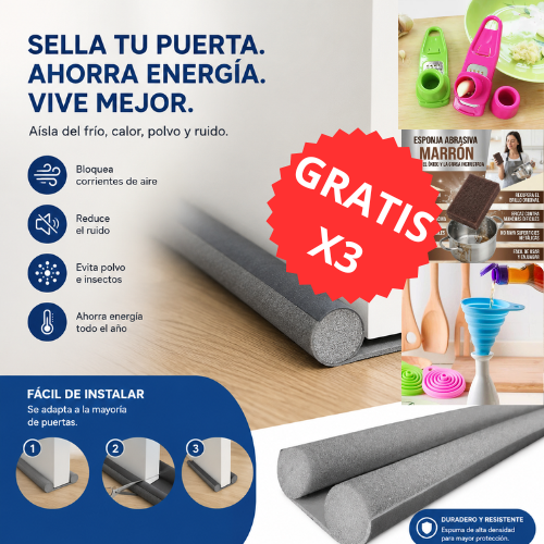 Aislante Frio-Polvo Para Puertas Extra Grueso + PROMO IMPERDIBLE