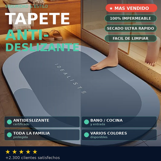 Alfombra Antideslizante Secado Rápido